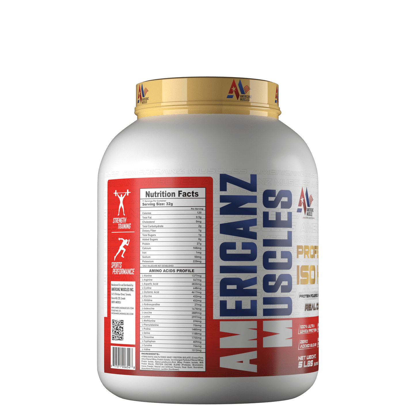AMERICANZ MUSCLE PROFESSIONAL ISO HYDRO PROTEIN
