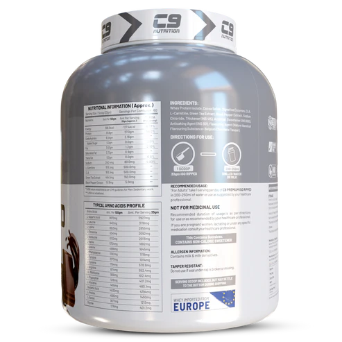 C9 NUTRITION PREMIUM ISO RIPPED WHEY PROTEIN ISOLATE