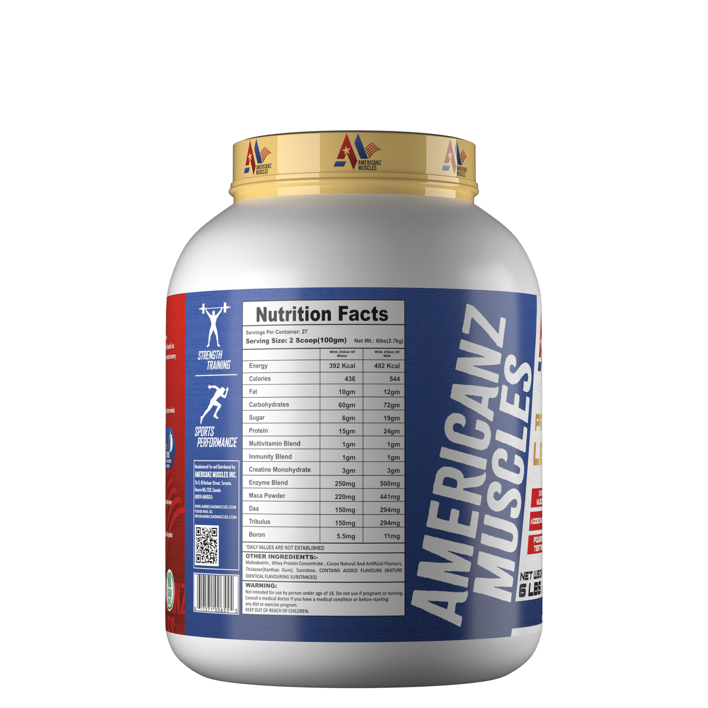 AMERICANZ MUSCLE PROFESSIONAL LEAN MASS