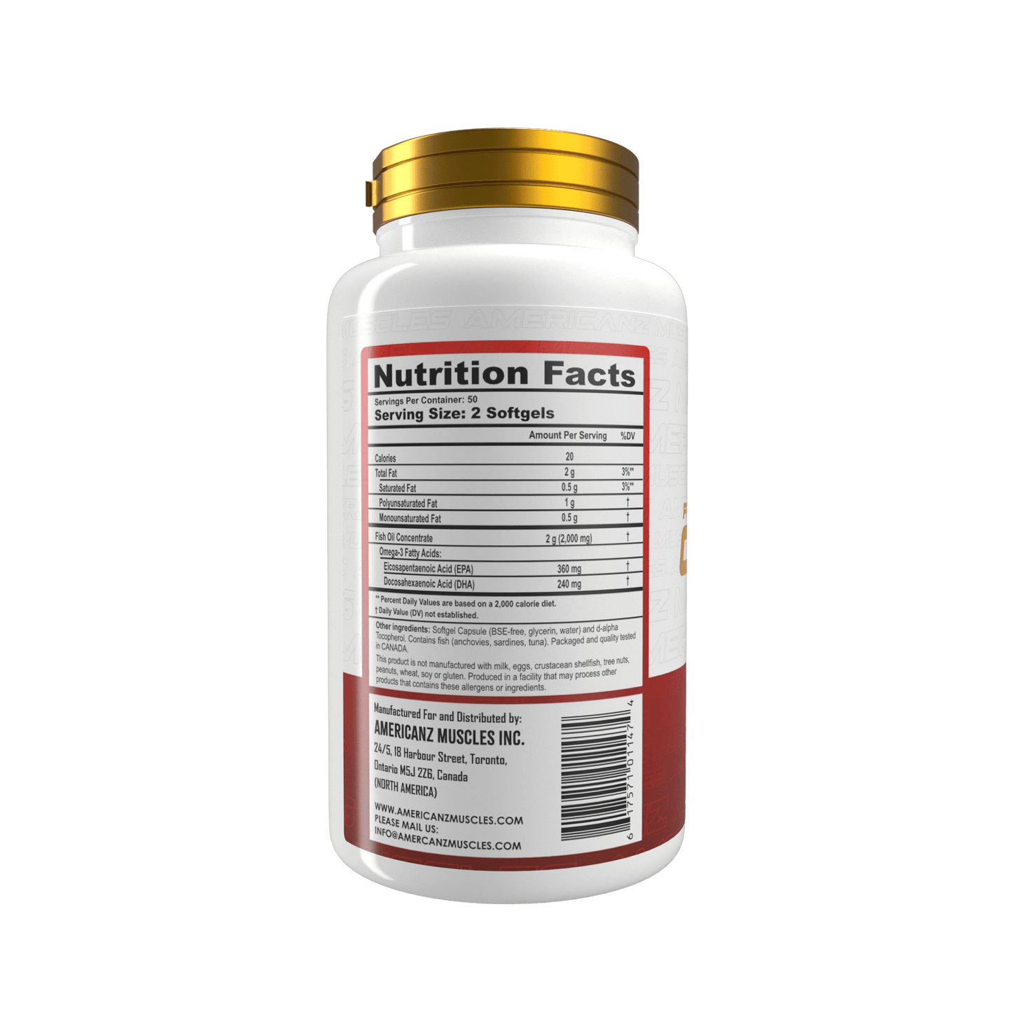 AMERICANZ MUSCLES PROFESSIONAL MULTI VITAMINS