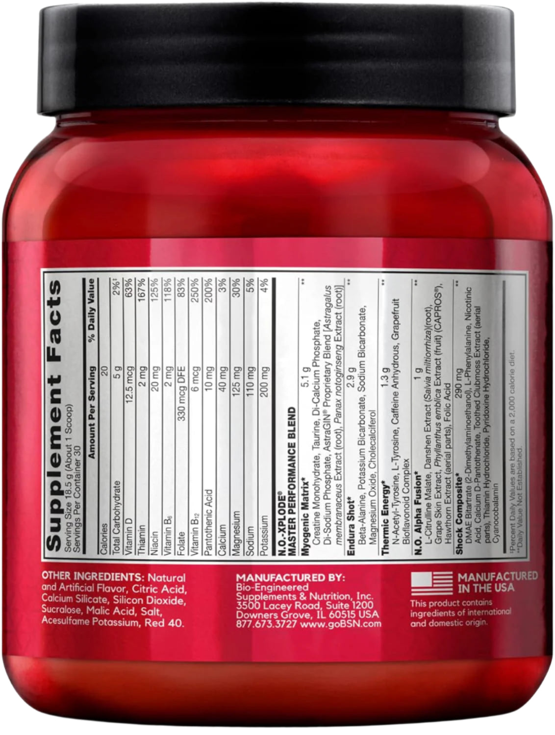 BSN N.O. XPLODE PRE WORKOUT