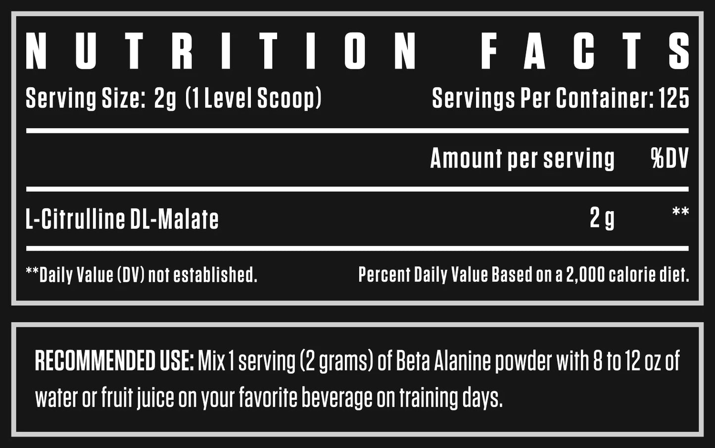 DJSS BLACK SERIES CITRULLINE MALATE