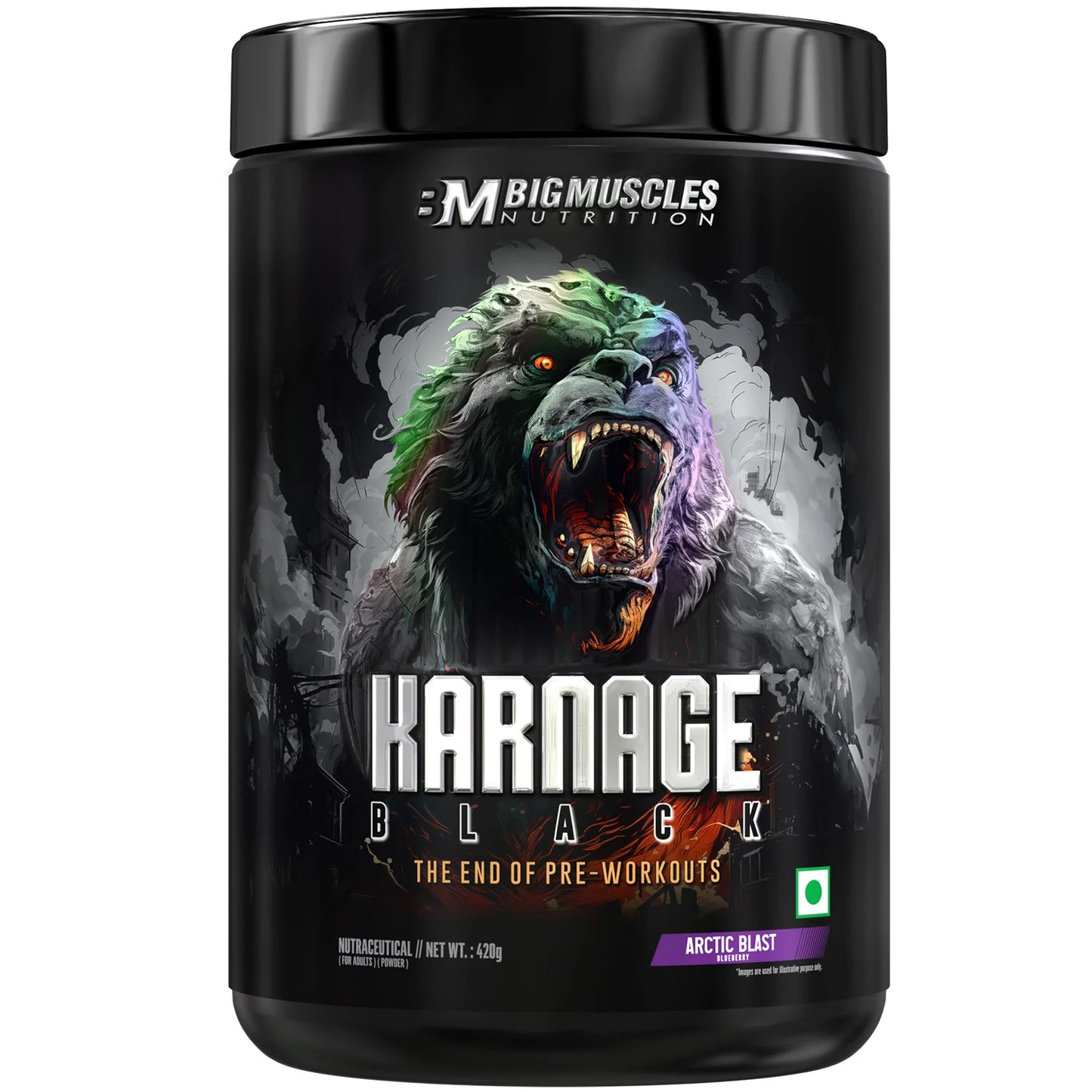 BIGMUSCLES NUTRITION KARNAGE BLACK