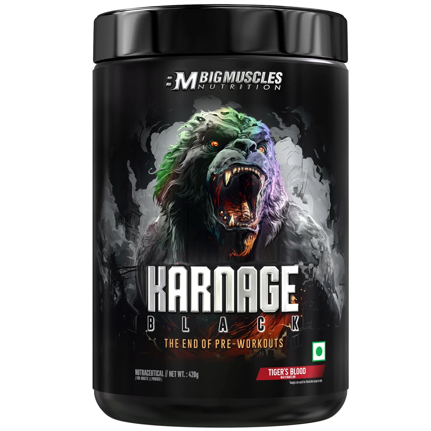 BIGMUSCLES NUTRITION KARNAGE BLACK