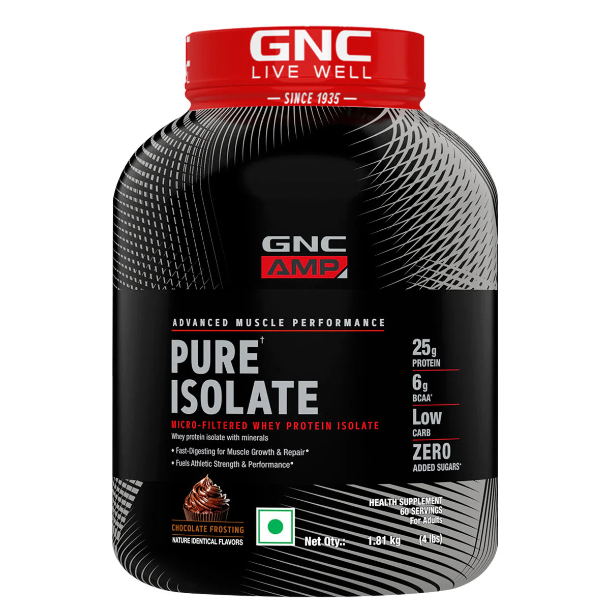 GNC AMP PURE ISOLATE (LOW/ZERO CARB)