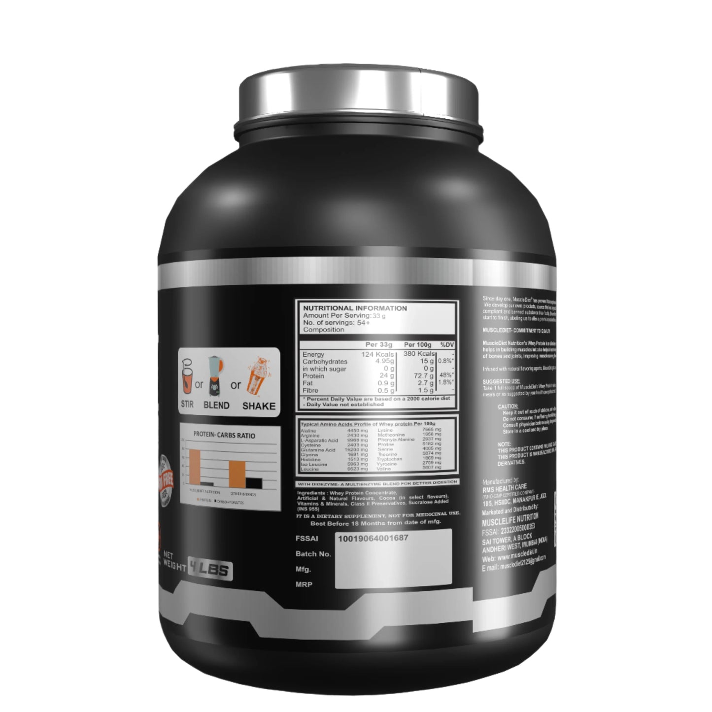 MUSCLE DIET WHEY PROTEIN