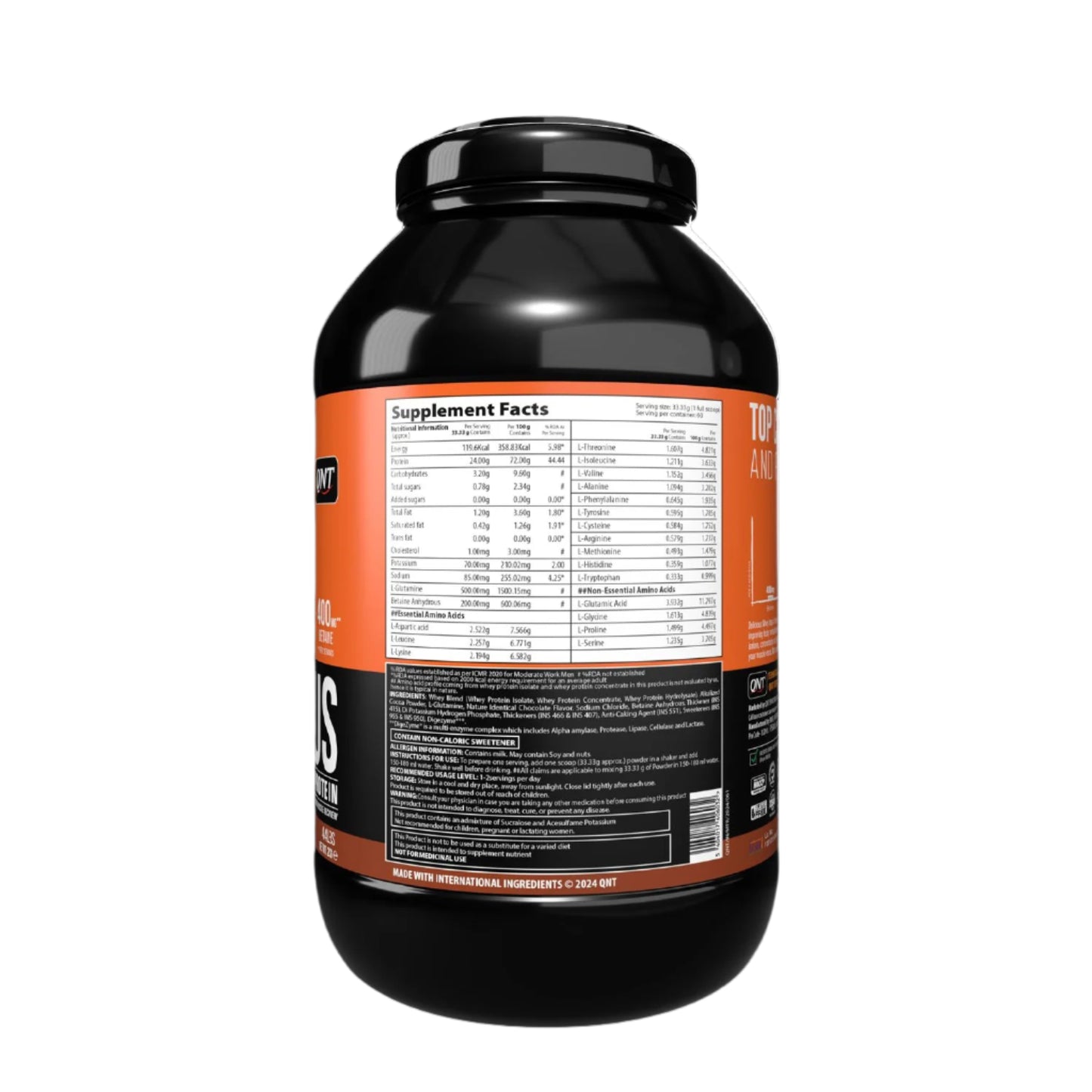 QNT DELICIOUS ISOLATE AND HYDROLYSATE PROTEIN