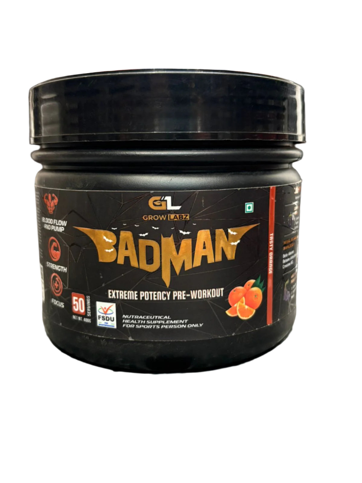 GROWLABZ BADMAN PRE WORKOUT