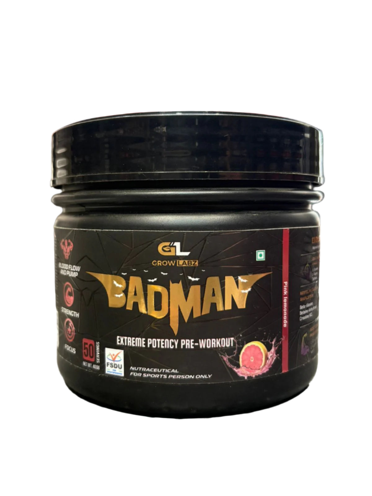 GROWLABZ BADMAN PRE WORKOUT