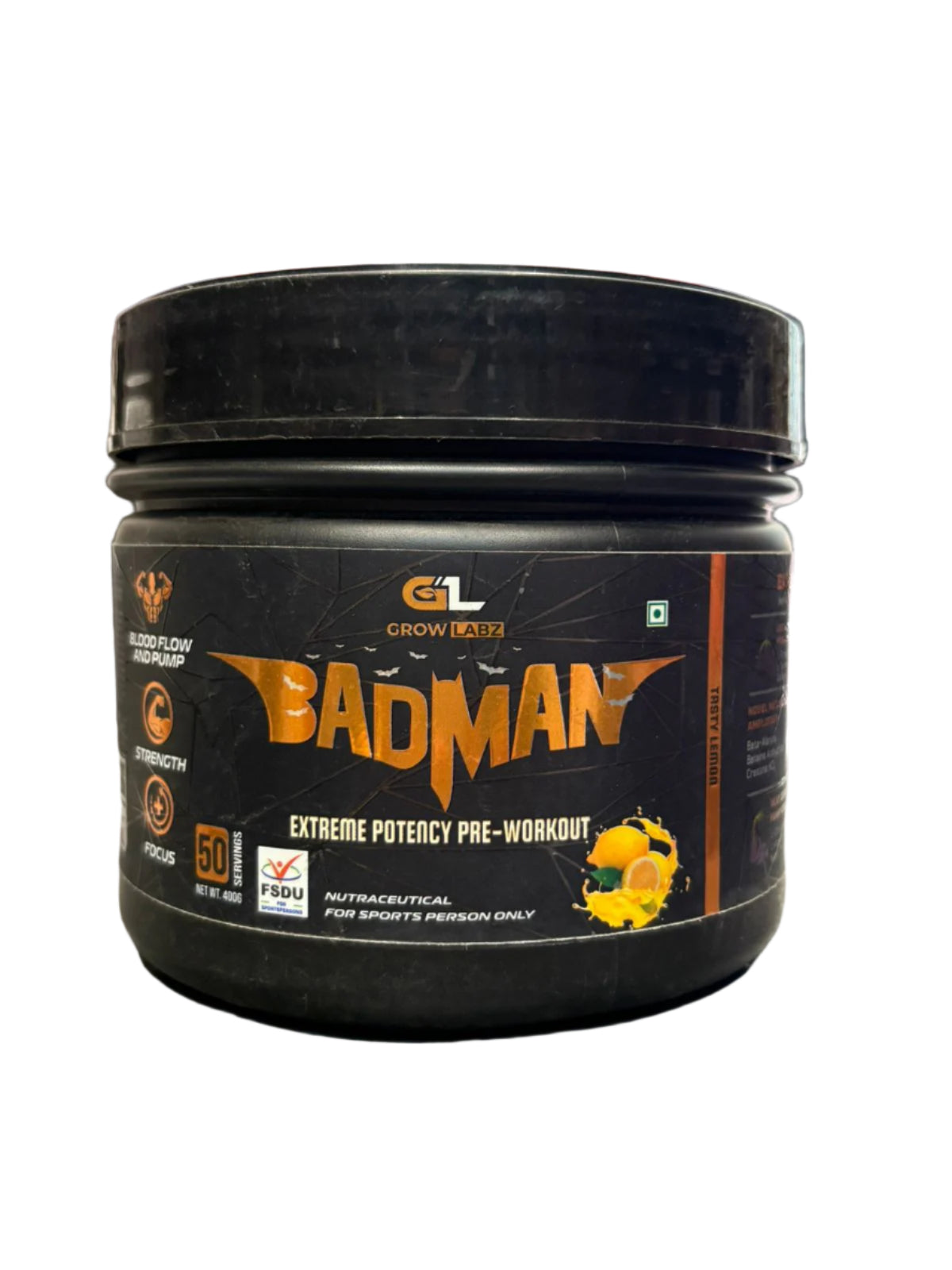 GROWLABZ BADMAN PRE WORKOUT
