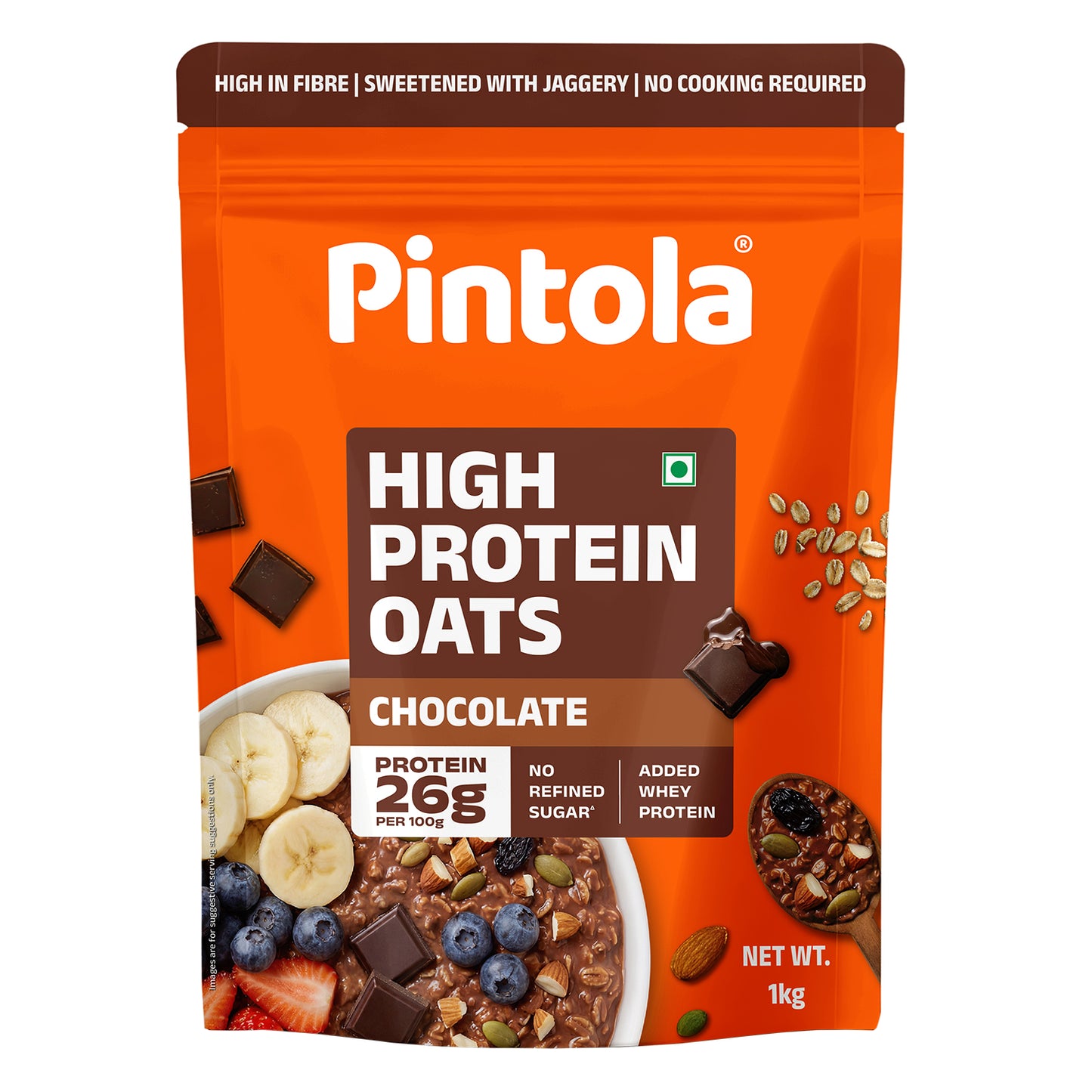 Pintola High Protein Dark Chocolate Oats 1 kg