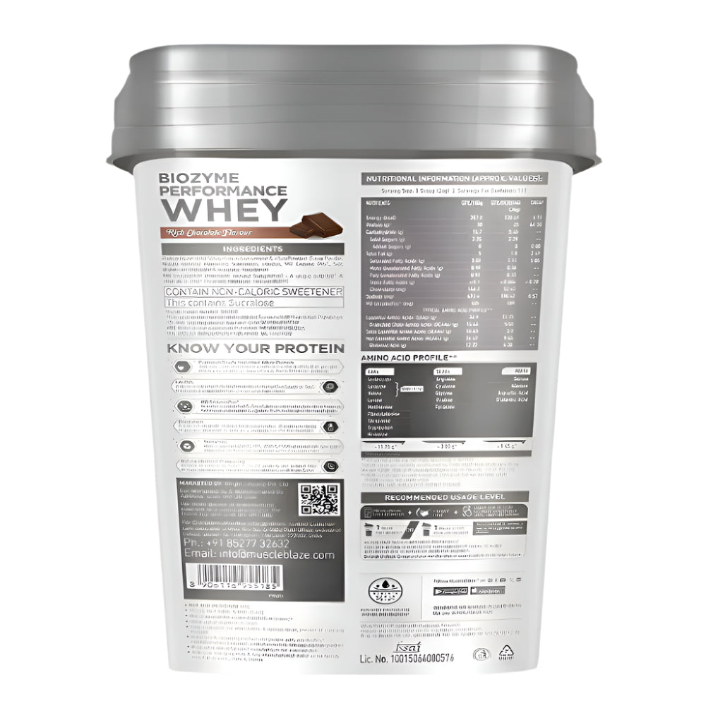 MUSCLEBLAZE BIOZYME PERFORMANCE WHEY