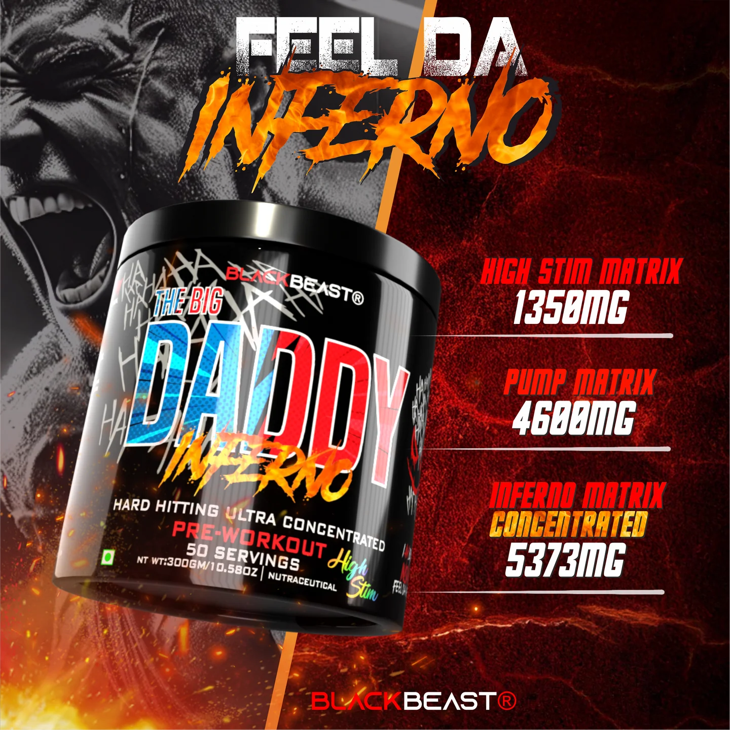 Black Beast The Big Daddy Inferno Pre Workout