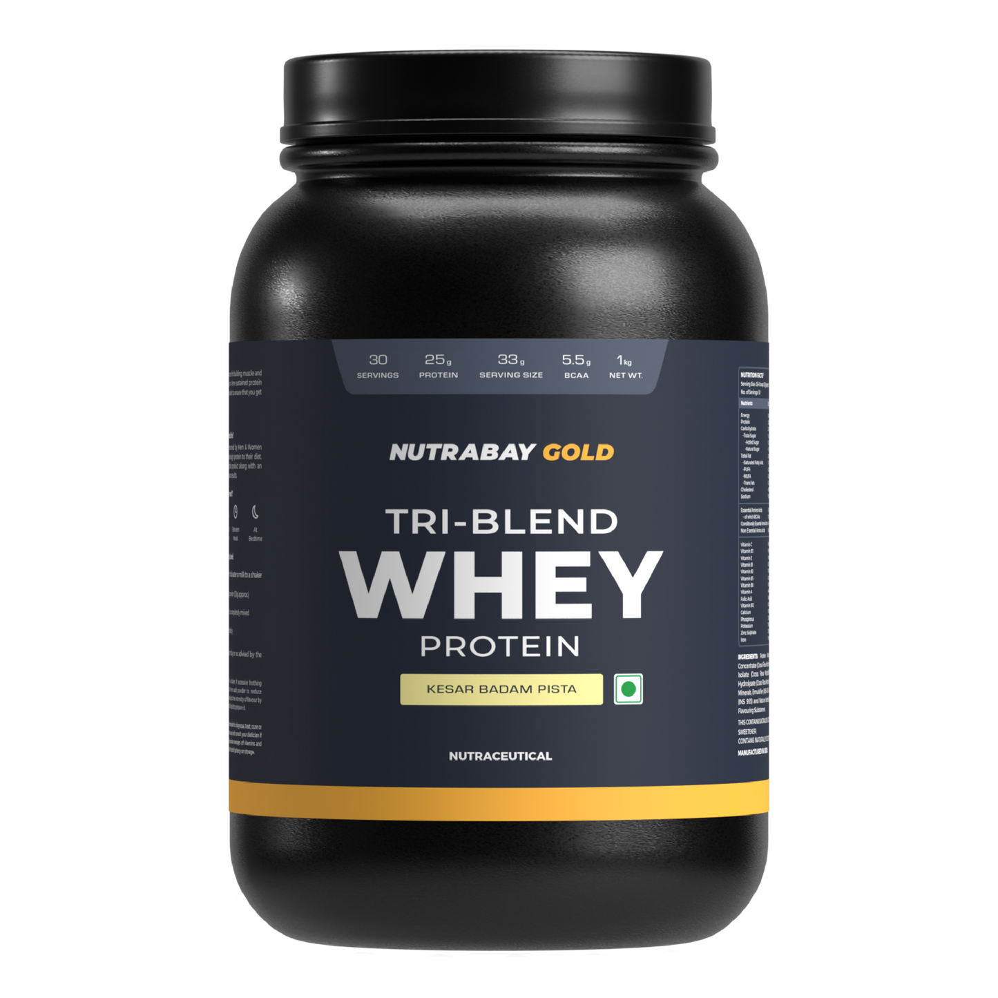 NUTRABAY GOLD TRI-BLEND WHEY PROTEIN