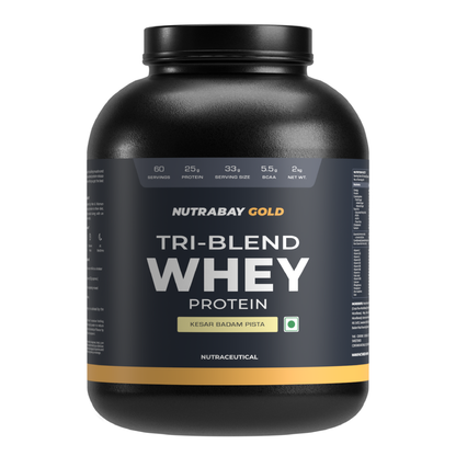NUTRABAY GOLD TRI-BLEND WHEY PROTEIN