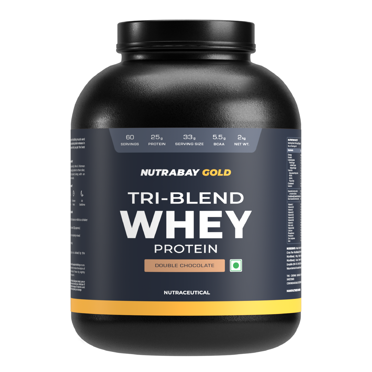NUTRABAY GOLD TRI-BLEND WHEY PROTEIN
